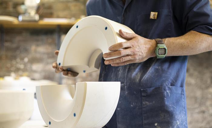 Mould-making at Nantgarw China Works